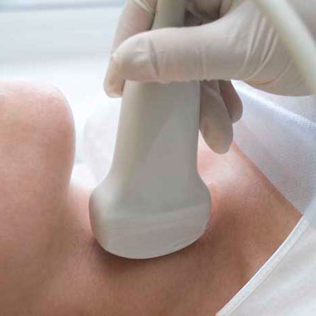 Thyroid gland ultrasonography