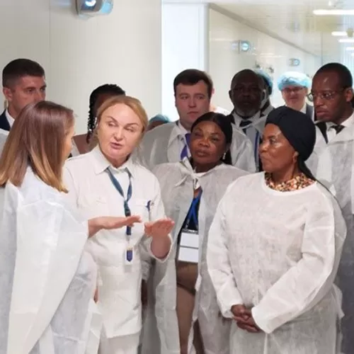 The official delegation of Equatorial Guinea visited the Republican Clinical Medical Center (RCMC)