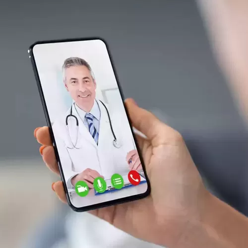 Online consultation of patients by a surgeon
